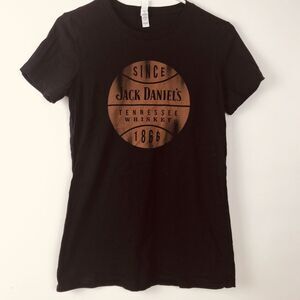Bella Canvas Jack Daniels Tennessee Whiskey‎ T-Shirt Womens Size L GUC